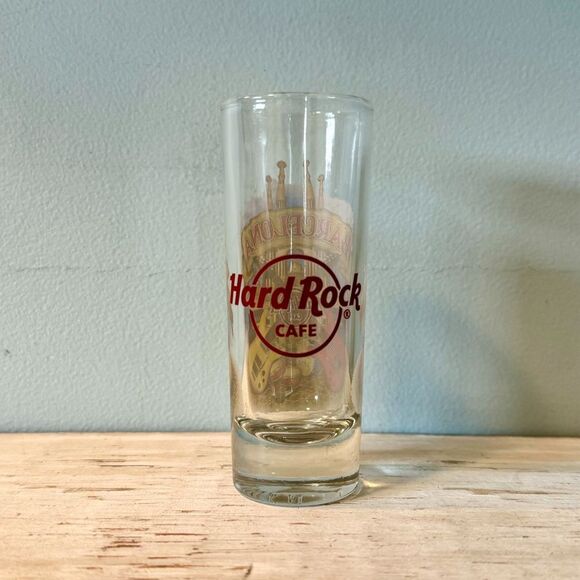Hard Rock Cafe Barcelona Spain 4 Inch Shot Glass | Souvenir Collectible Barware - Picture 2 of 2